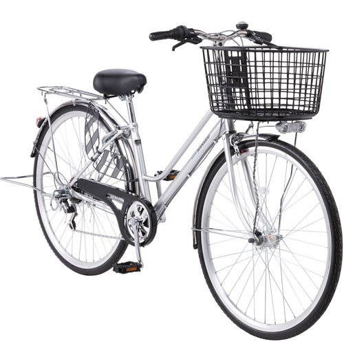 店舗受取限定】パンクしない自転車 シティ通学車 27インチ 外装6段