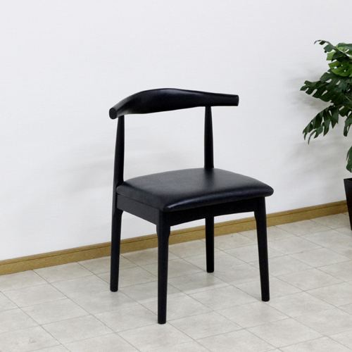 モダンなダイニングチェアー!2脚組!ブラック色! DC-MK-BK 後藤家具物産