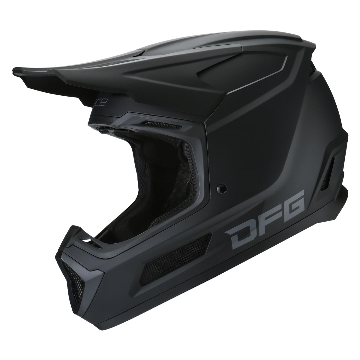 エースヘルメット マットブラック｜ダートフリーク / DIRTFREAK