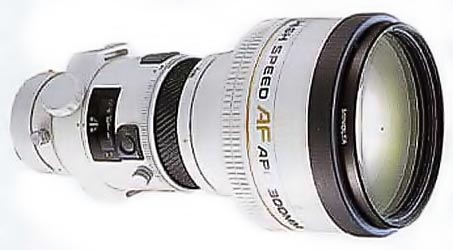 Minolta AF 300mm F2.8 APO G HS A-mount lens info