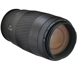 Minolta AF 75-300mm F4.5-5.6 II A-mount lens info