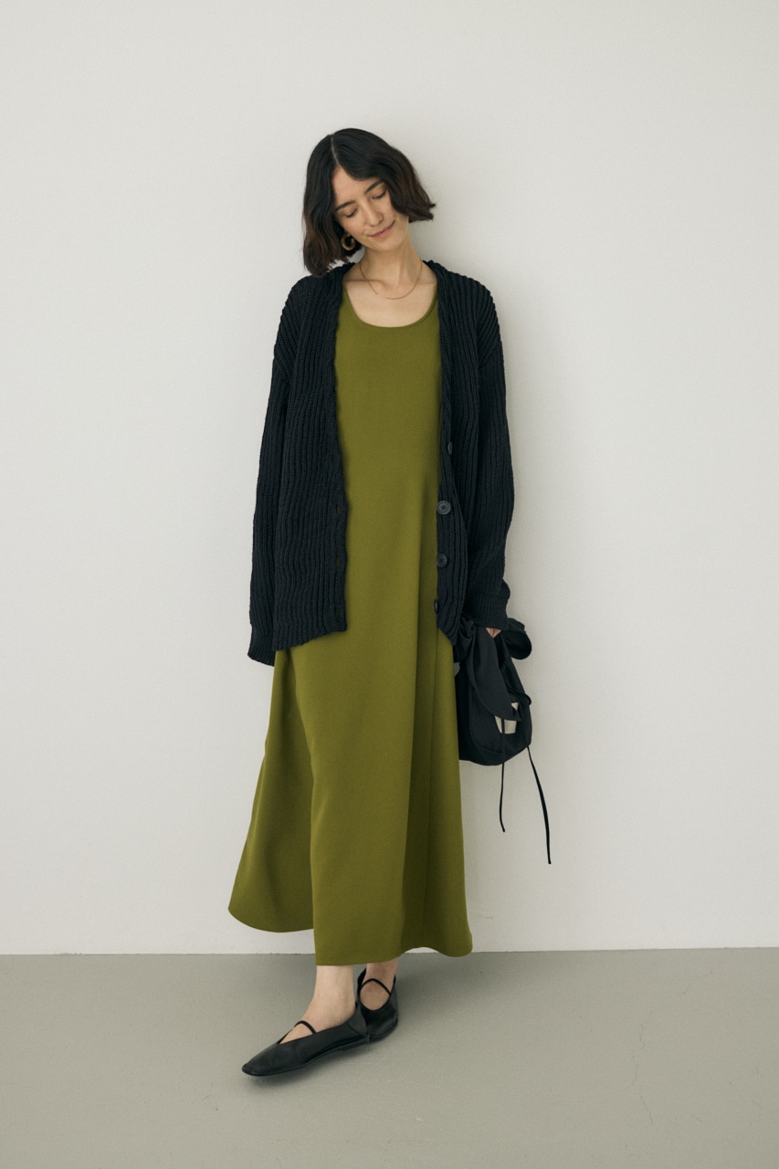 M_ | レースアップワンピース リサイクルポリエステル使用 (ワンピース