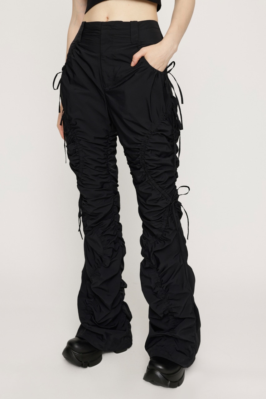 SLY | RIBBON GATHER FLARE パンツ (パンツ ) |SHEL'TTER WEBSTORE