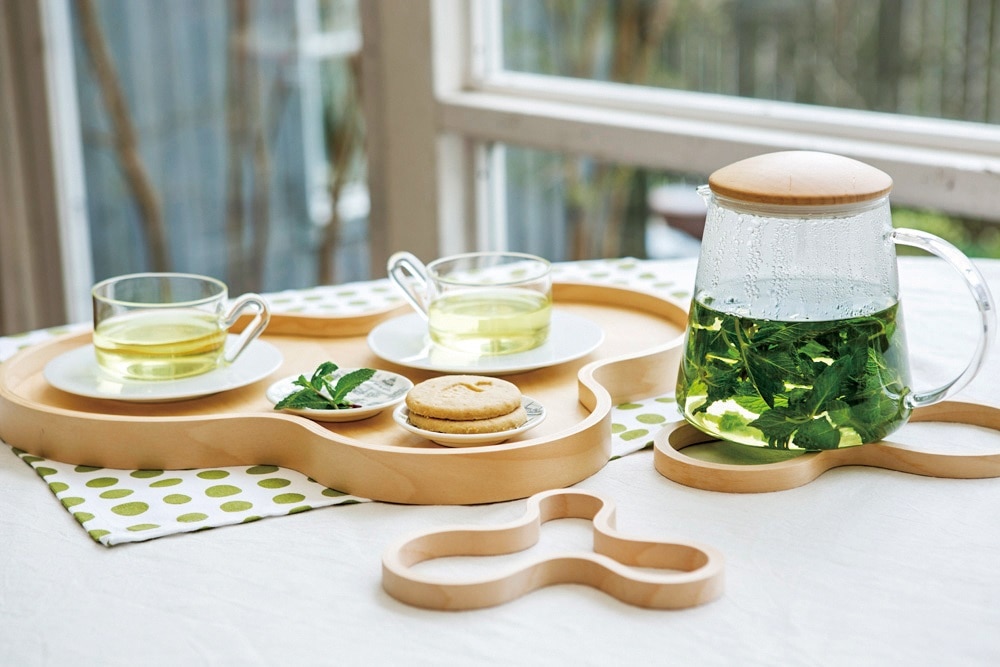 majamoo/マヤムー 白樺のポットスタンド ホワイト M | サステナブル