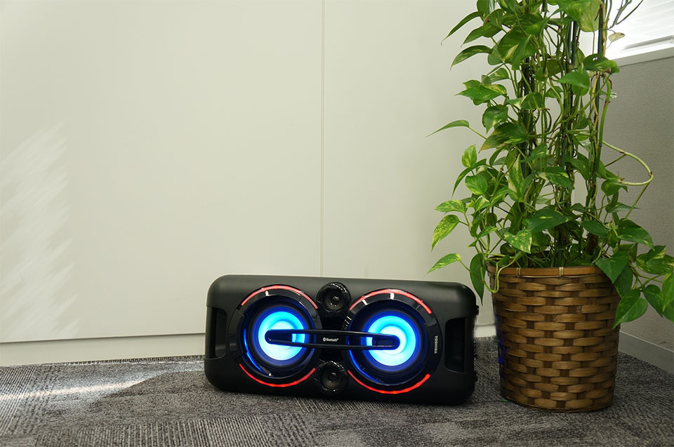 試用レポート 東芝 Bluetooth対応 超大型スピーカー TY-ASC60 家電と