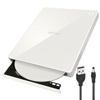 バッファロー RR-PW2-WH スマホ用CDレコーダー「ラクレコ+」DVD再生