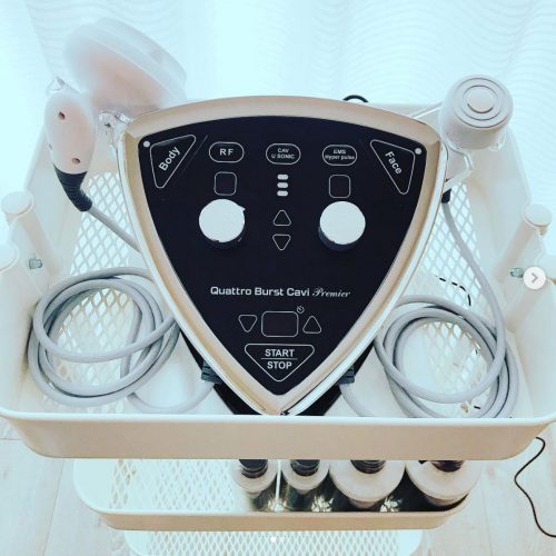 フェイシャル＋痩身複合機＞コンパクトなクワトロ バースト キャビ
