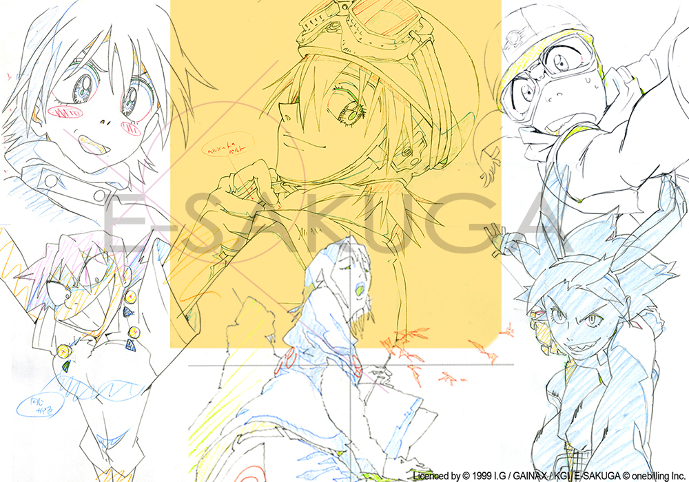 E-SAKUGA フリクリ」12月10日発売決定！ | E-SAKUGA