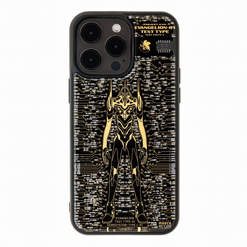 FLASH NERV 基板アートiPhone 15Pro Maxケース/黒（電子技販）: スマホ