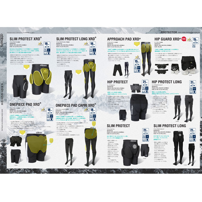 25-26 eb's エビス スノーボード ヒッププロテクター 4500114 SLIM