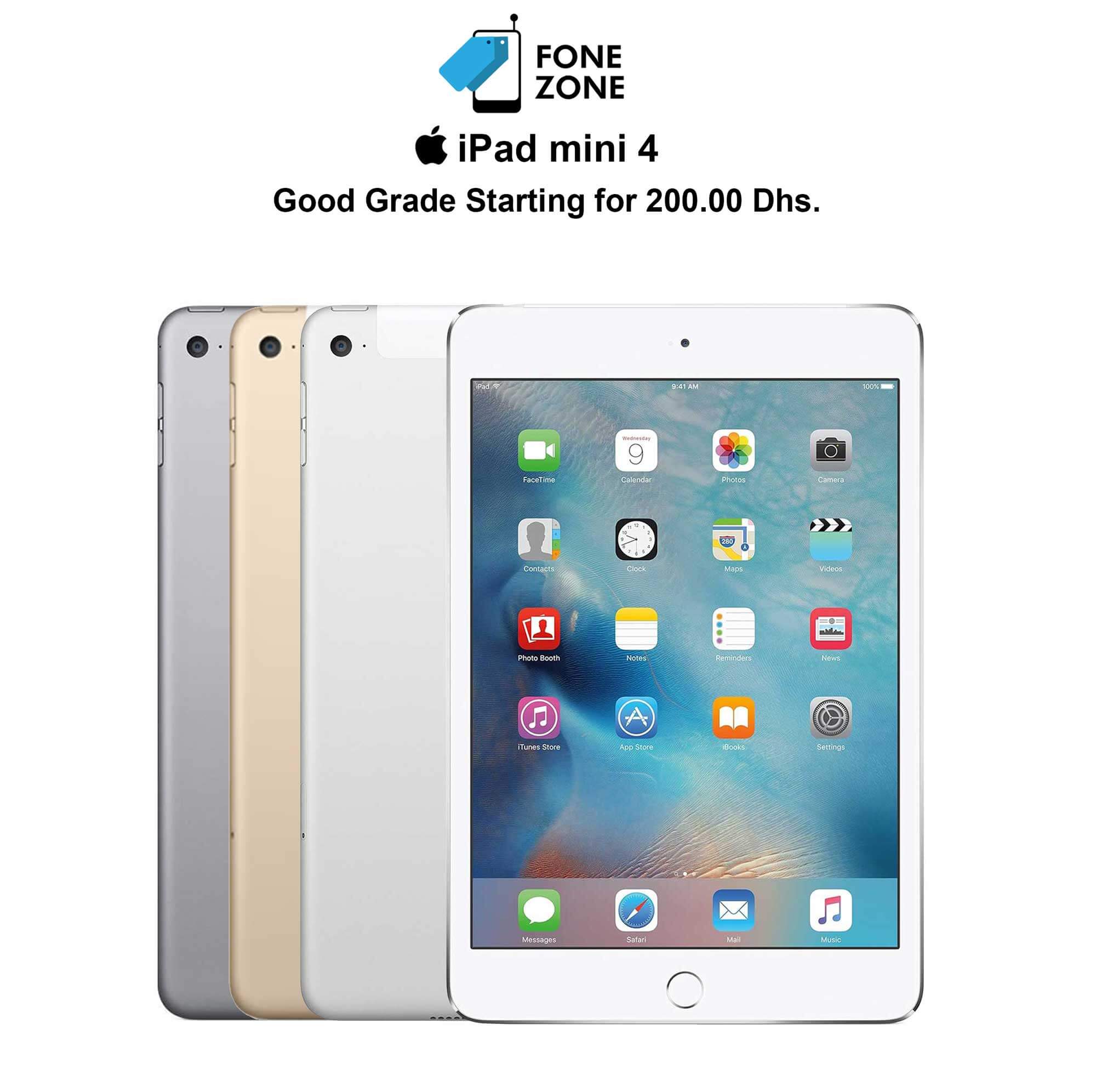 Refurbished Apple iPad mini 4 32GB Wifi in UAE – Fonezone.ae