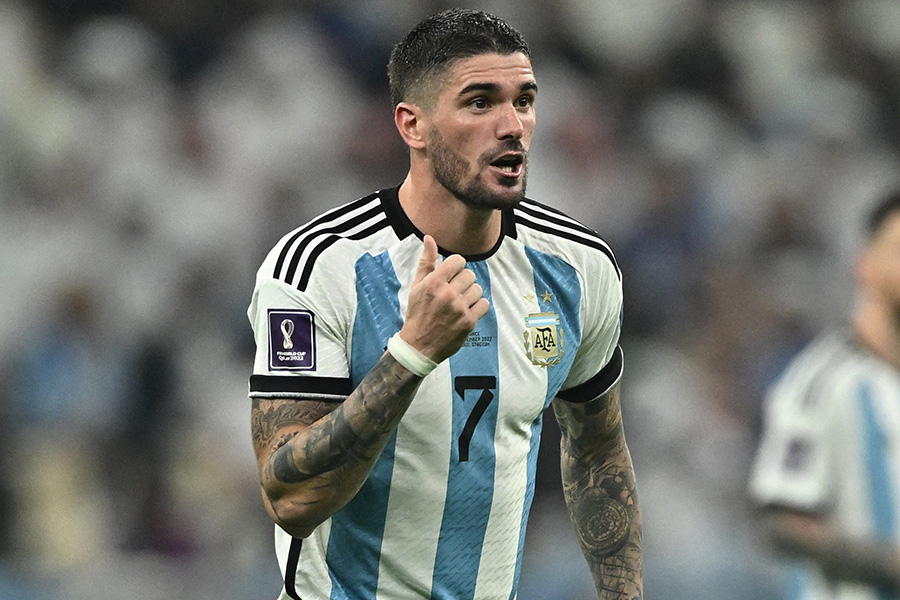 アルゼンチン代表デ・パウル、伊移籍浮上 アトレティコ側の交渉額