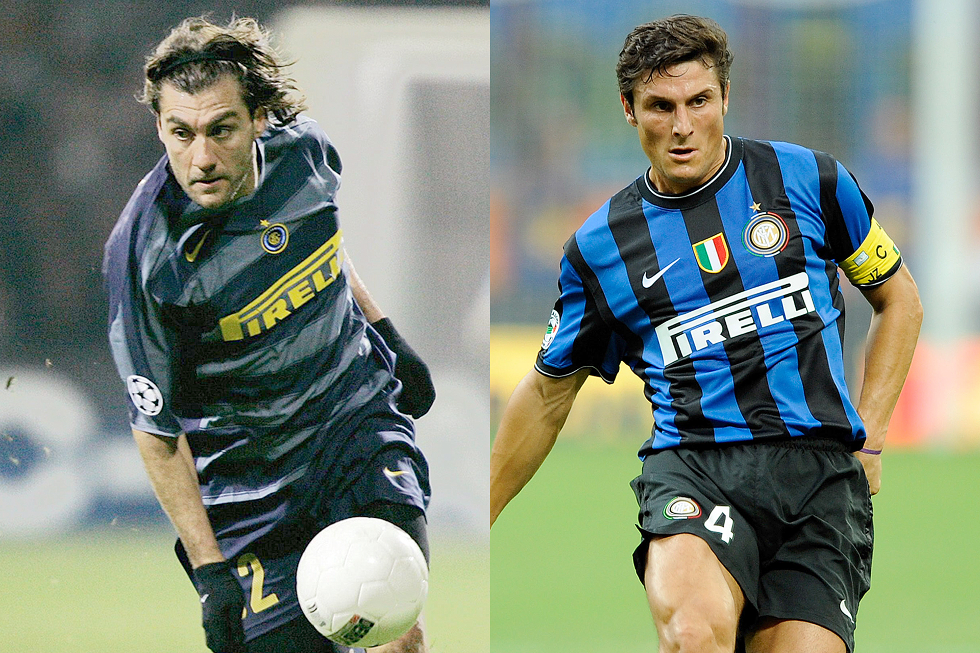 ビエリとサネッティ。一見対照的ながら実は“同じ”インテルのレジェンド