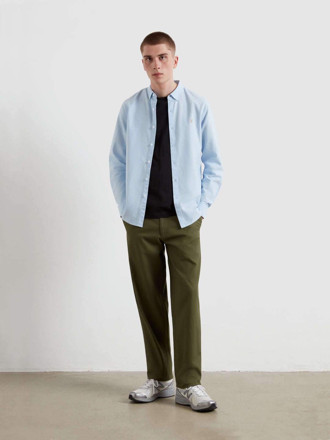 Norwood Trousers In Green | Farah® Online
