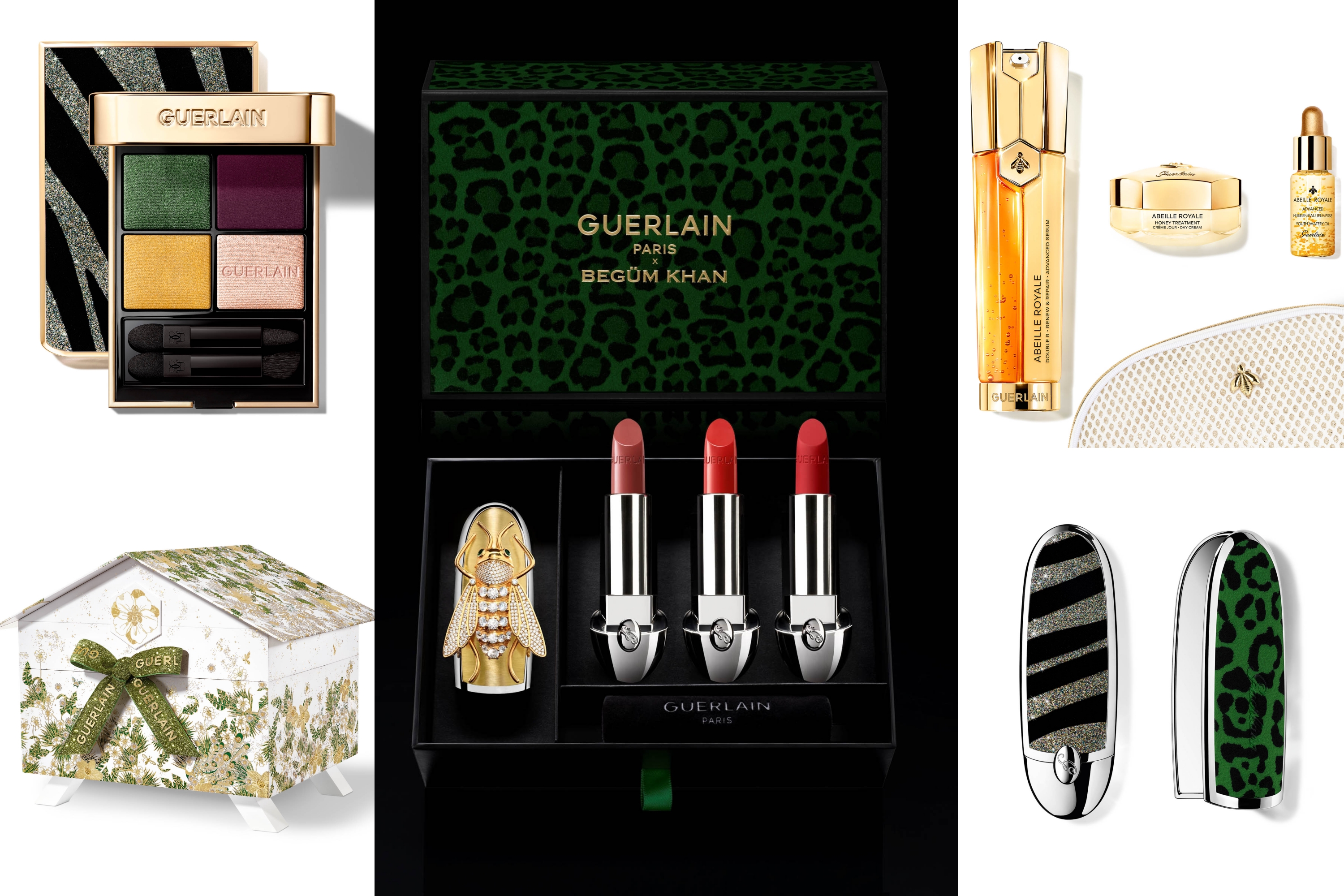 2023年クリスマスコフレ】ゲラン：大胆カラーのパレットが動物モチーフ