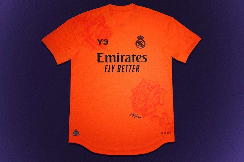 Y-3×レアル・マドリード、“薔薇”入りユニフォームやオールホワイトの