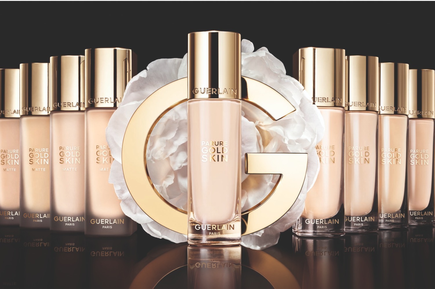 ゲラン“ゴールドに輝く”人気ファンデが進化、24Kゴールドを10倍配合