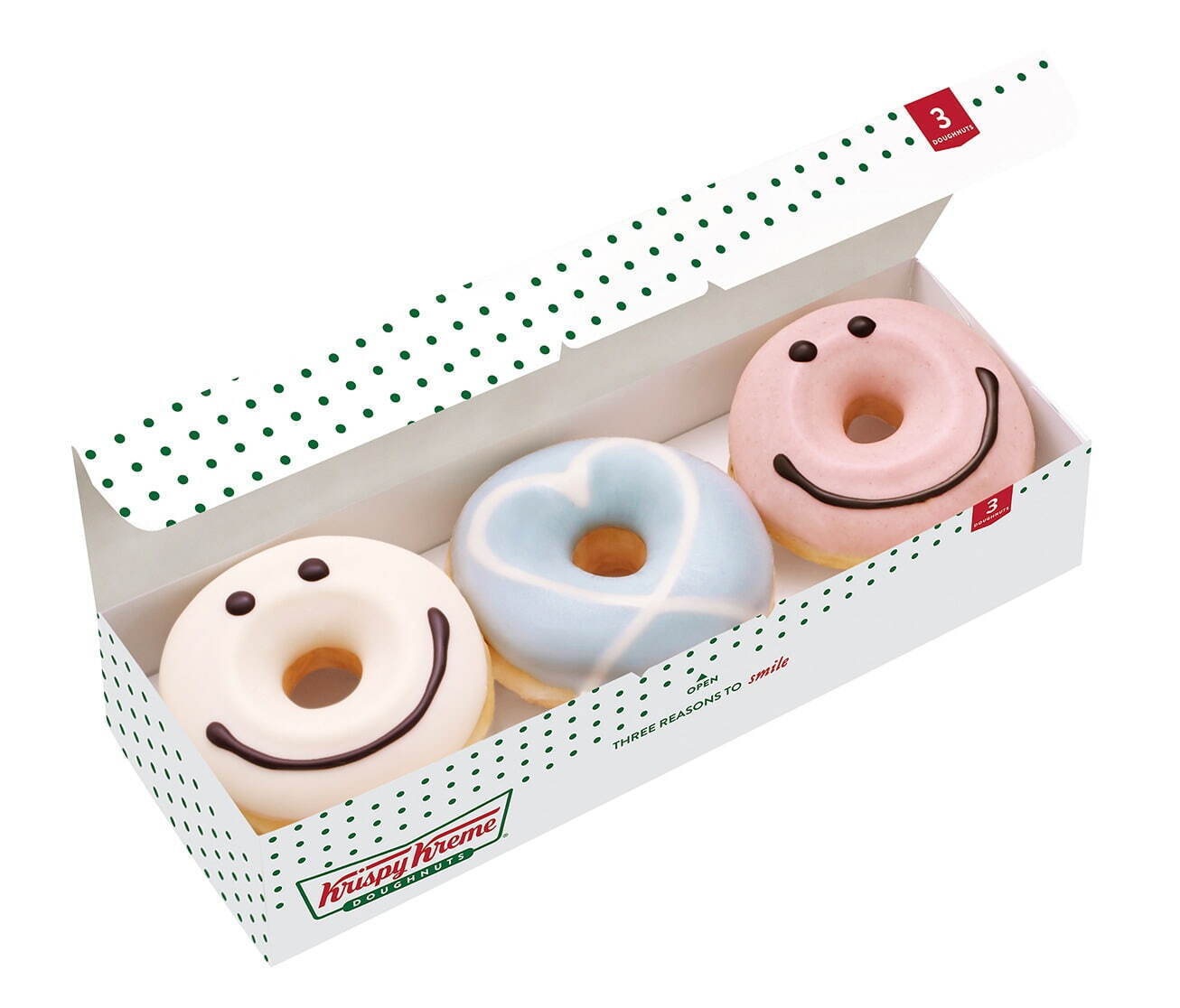 クリスピー・クリーム・ドーナツのホワイトデー限定ボックス、ブルーの