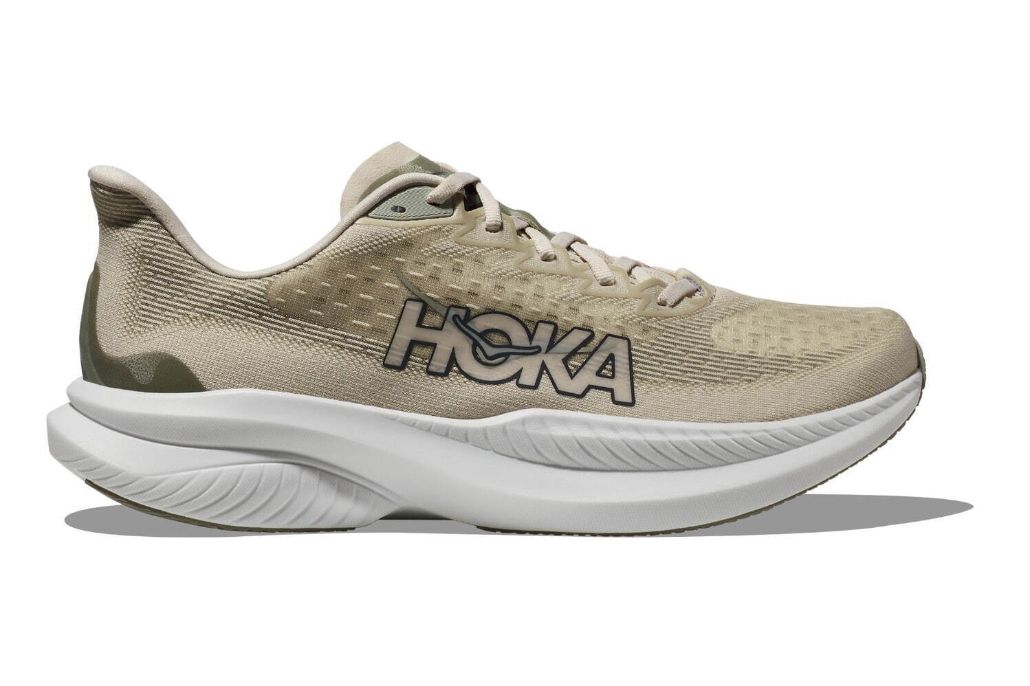 ホカのランニングシューズ「マッハ 6」厚底グラデーションソール