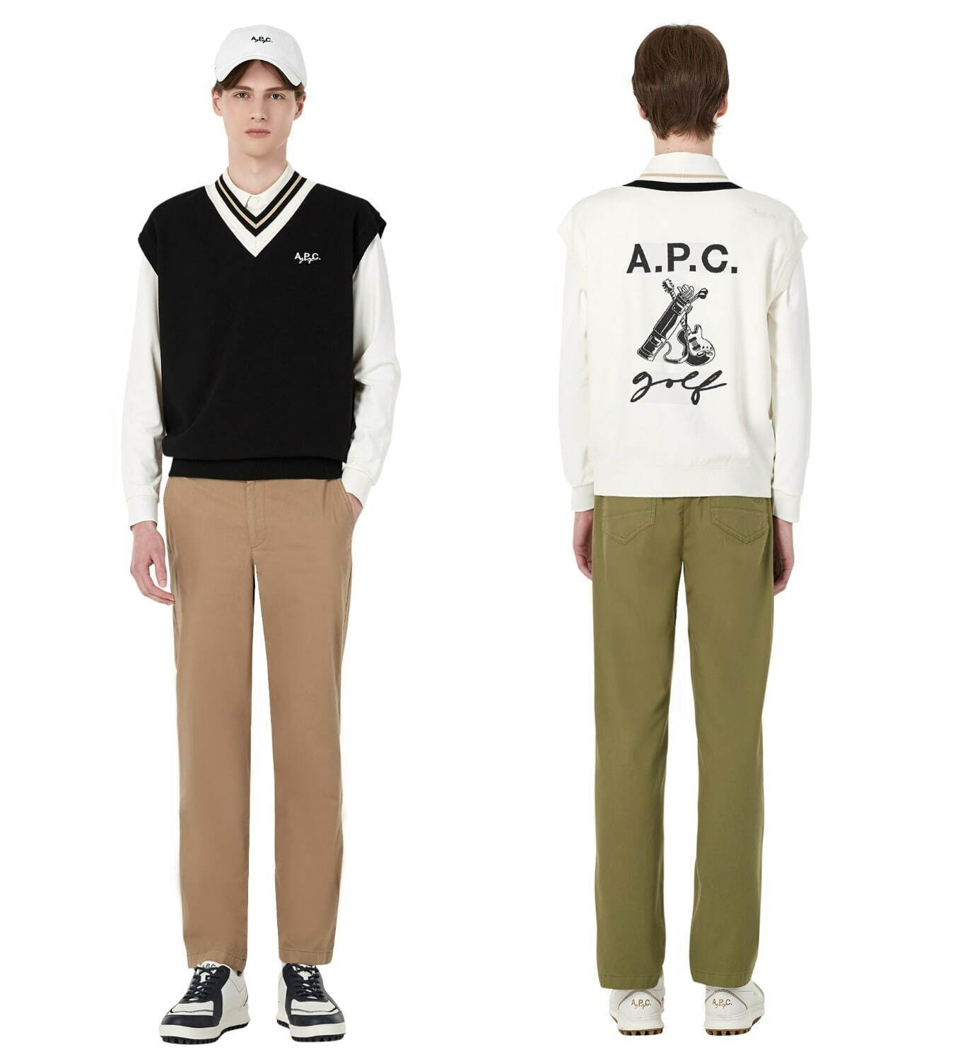 A.P.C. GOLF」“日常使いOK”24年春夏おすすめゴルフウェア、ニット