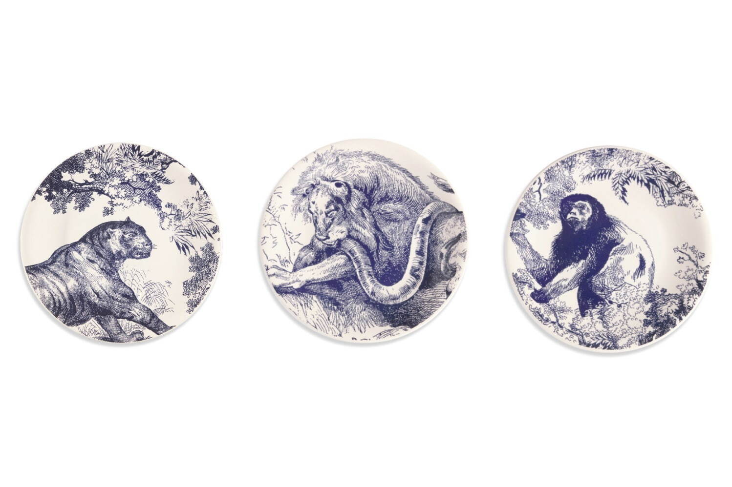 ディオール メゾン「トワル ドゥ ジュイ」新作テーブルウェア、動物