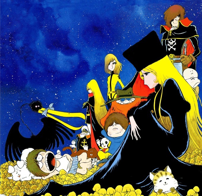 松本零士の世界展」大丸東京店で、『銀河鉄道999』『宇宙戦艦ヤマト