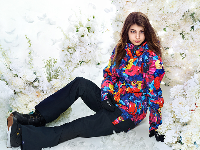 ROXY スノーボードウェア Mサイズ 花柄 【公式通販】