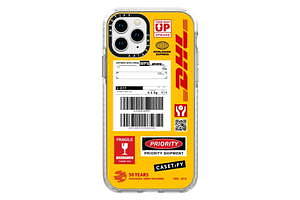 DHL×ケースティファイ」運送状付きiPhoneケースやAirPodsケース