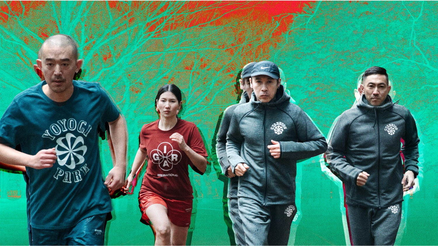 ナイキラボ×アンダーカバー「GYAKUSOU」“代々木公園”にちなんだ