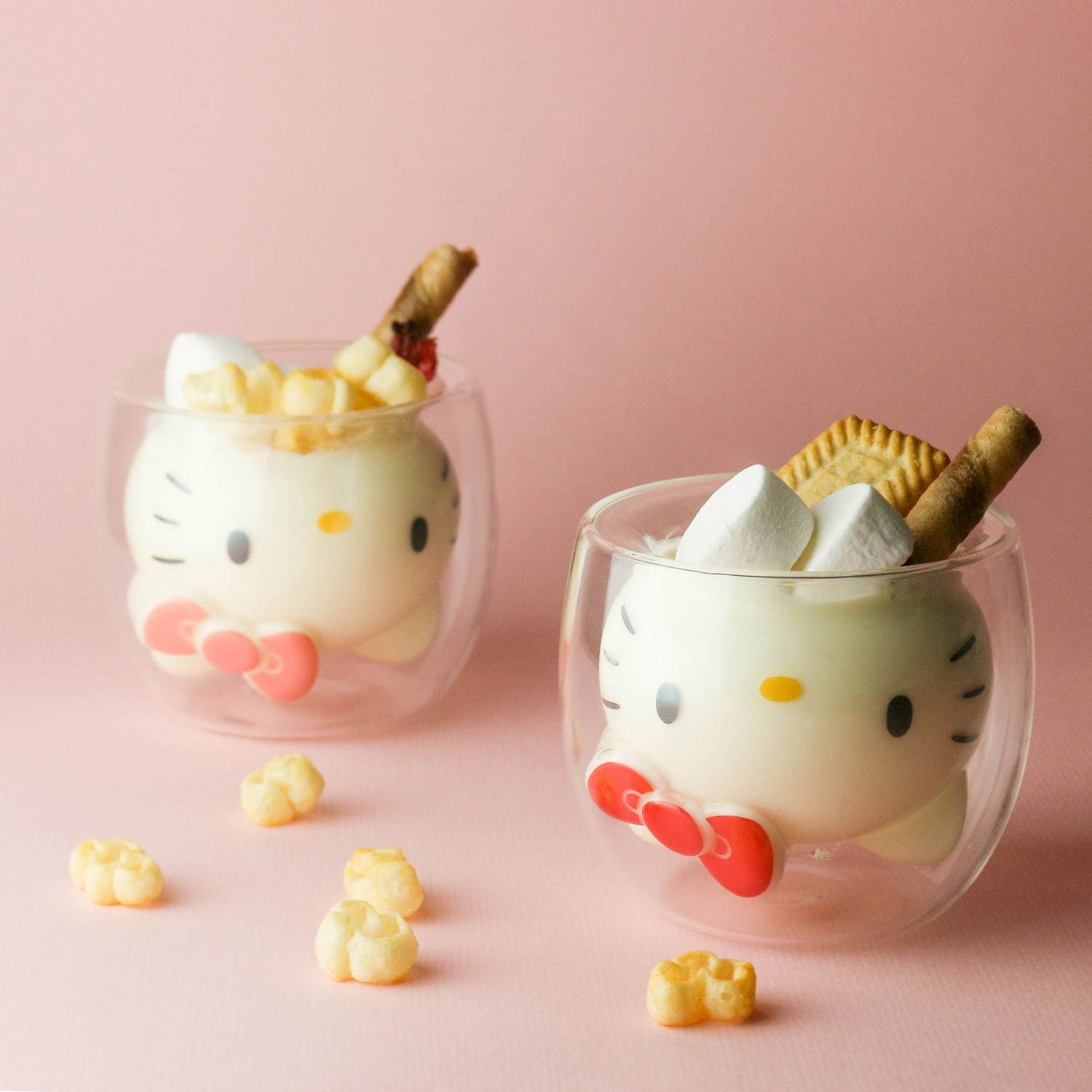 ドリンクを注ぐと“ハローキティが顔を出す”デザイングラス登場、グッド
