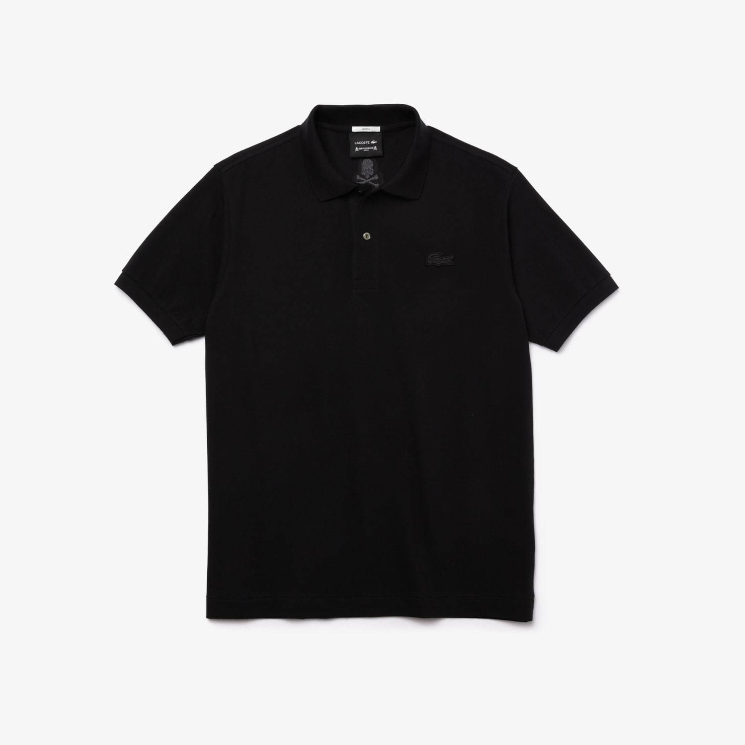 ラコステ×マスターマインド・ジャパン、“真っ黒ワニ＆スカル”を配した