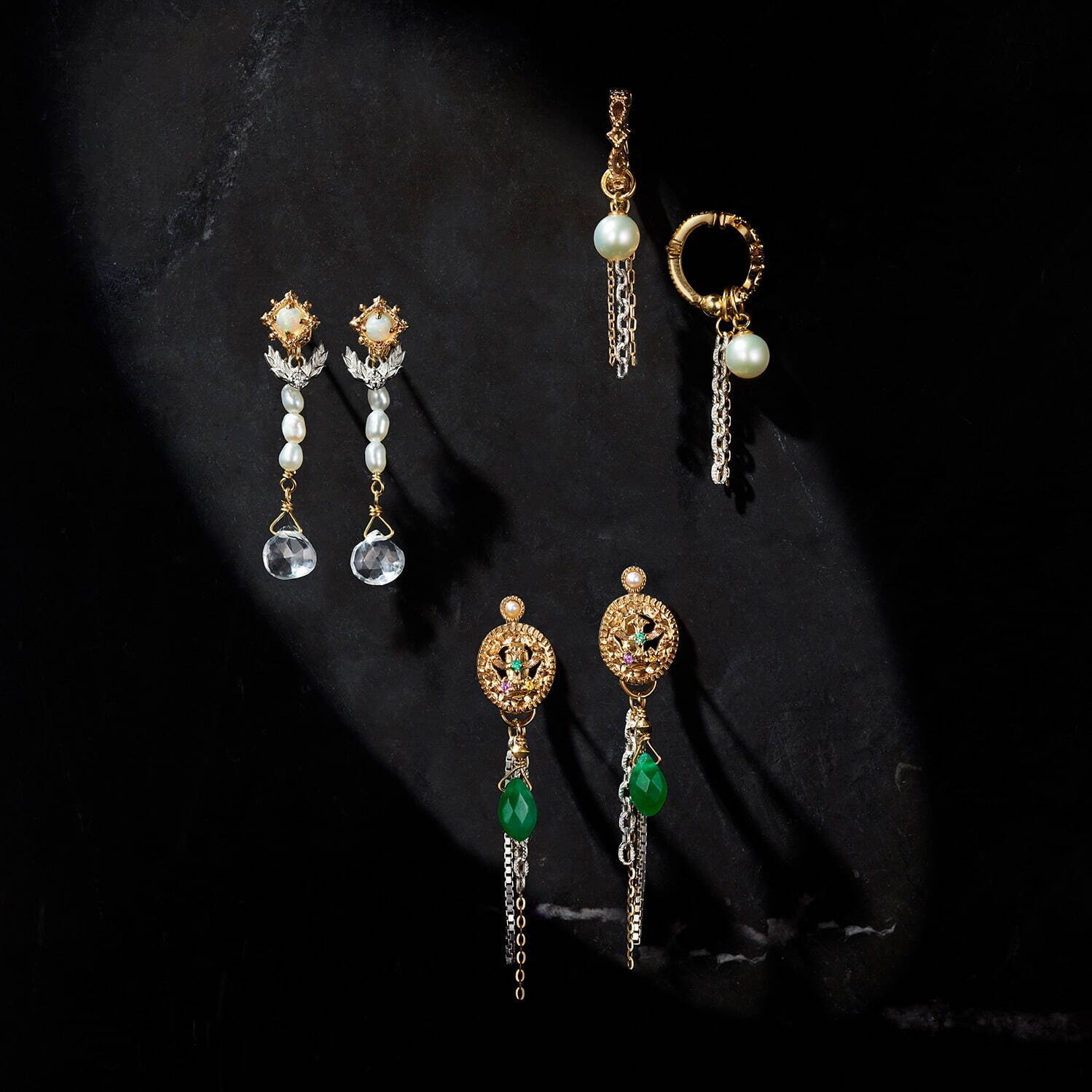 アガット22年冬限定ジュエリー、“ふんわり”リボン風メッシュベルト