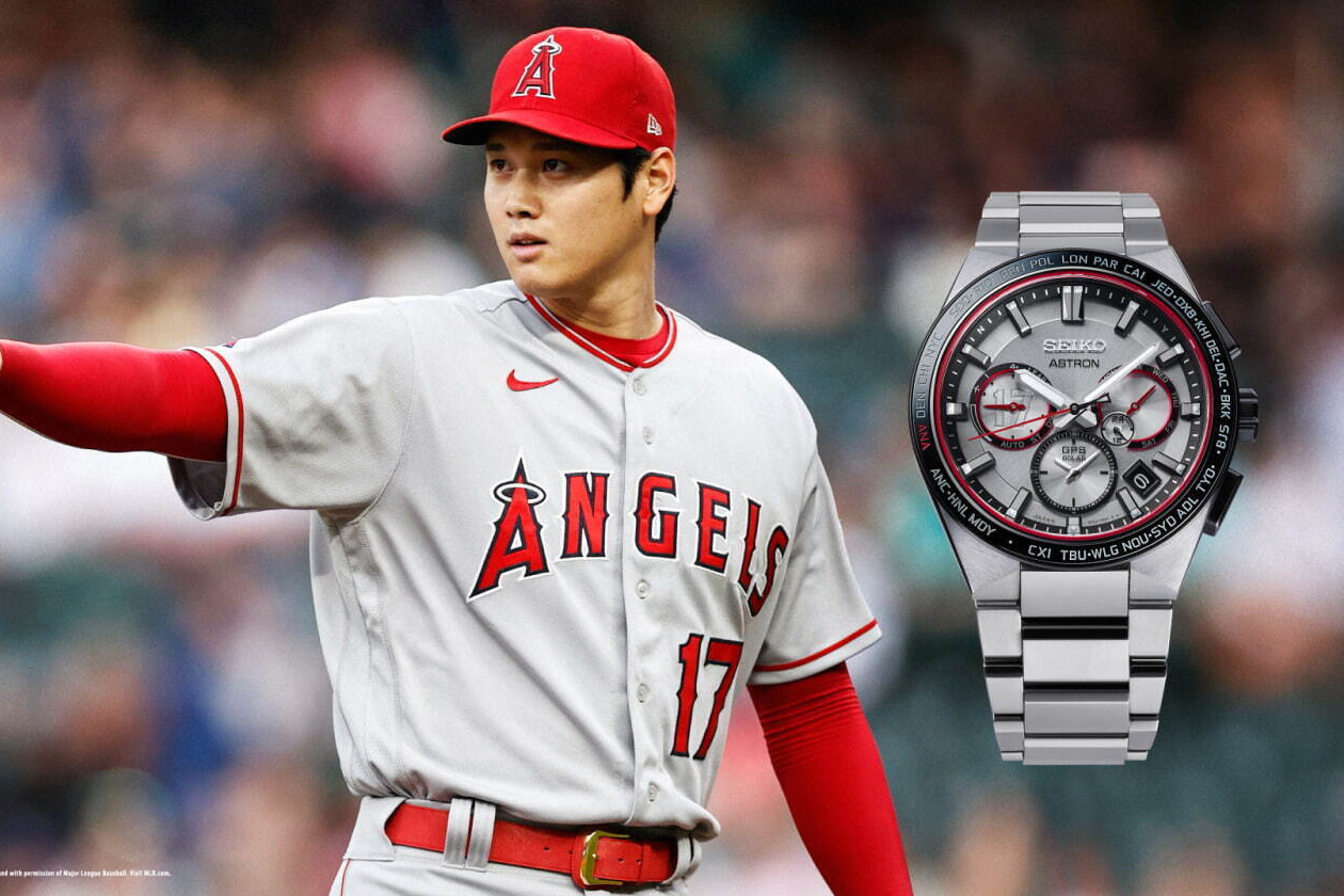 腕時計「セイコー アストロン」大谷翔平の限定モデル、チームカラーの