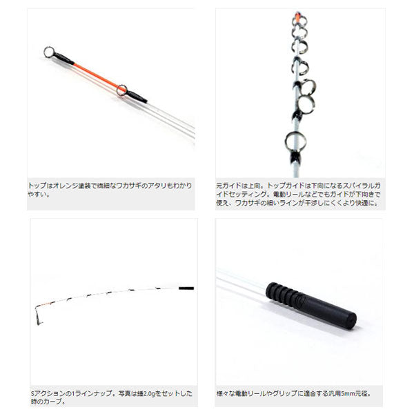 攻棚ワカサギスパイラル穂先 28/S – フィッシングマックス WEBSHOP