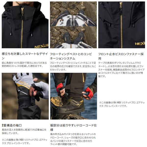 ≪'25年3月新商品！≫ シマノ ネクサス ゴアテックス レインスーツ RA
