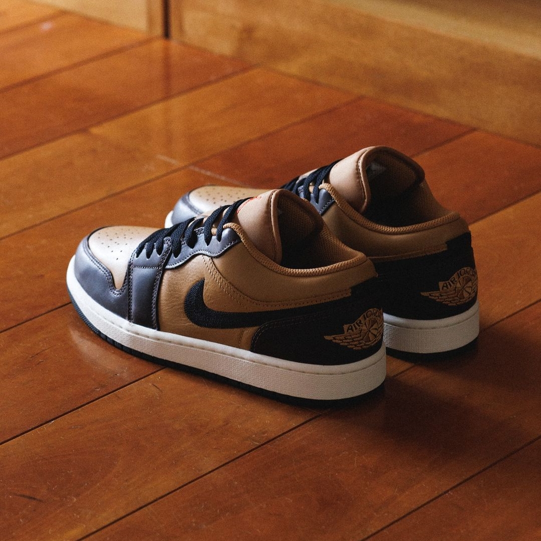 2024年 9/13 発売】NIKE AIR JORDAN 1 LOW “Flax/Baroque Brown