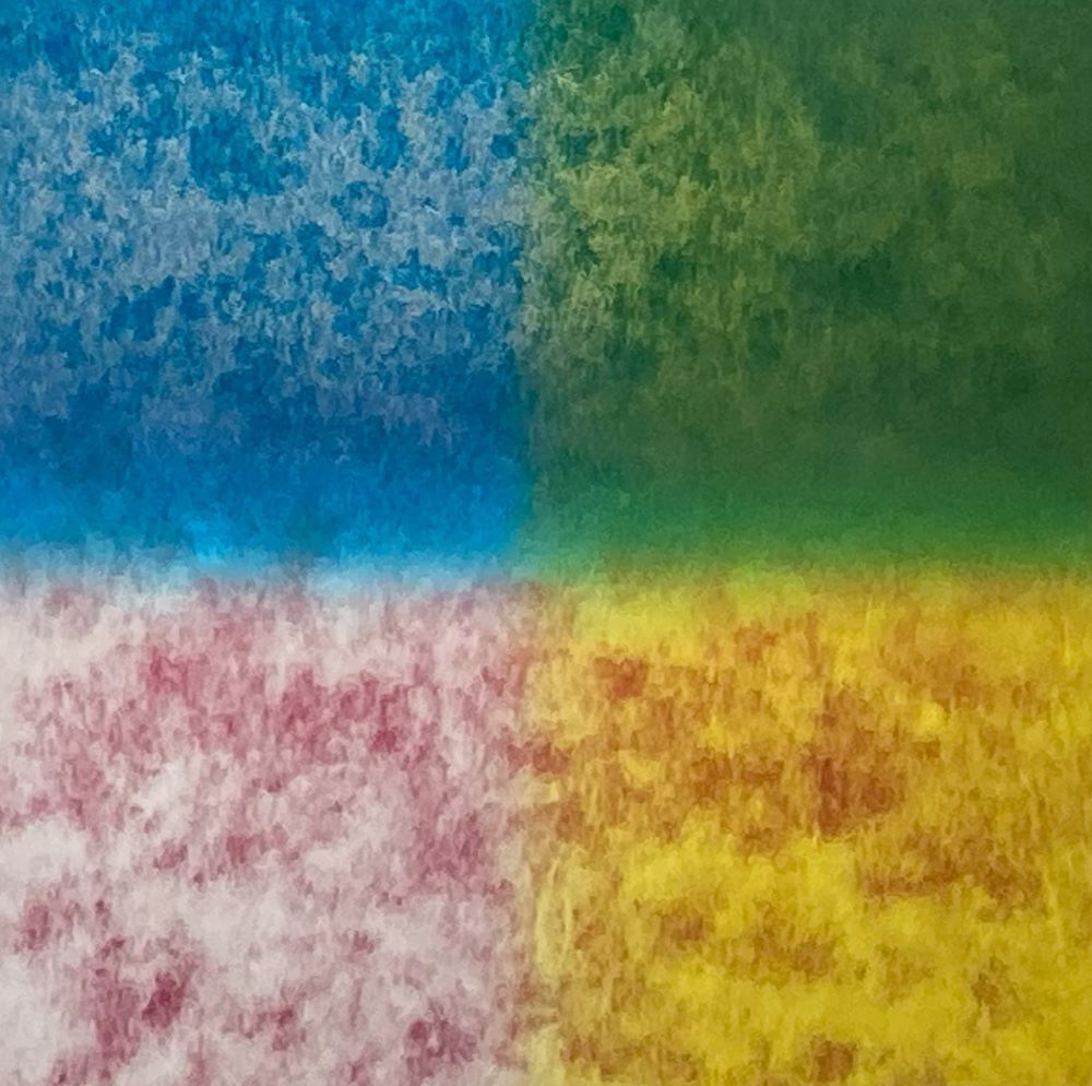 百瀬寿『Square-Reversible, Gold and Metallic Magenta thru