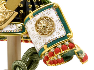 五月人形 兜 / 朝比奈朔太郎 / 禅zen B（萌黄沢瀉威） / おしゃれ