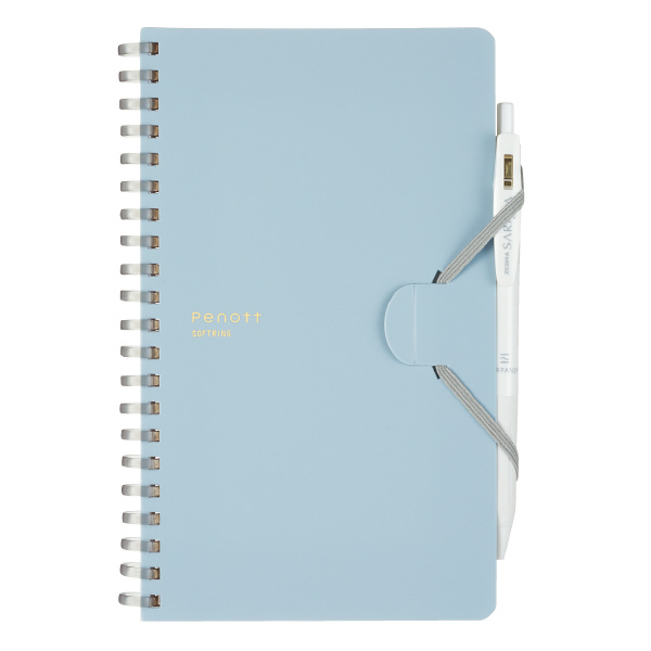 ソフトリングノートぺノット5㎜方眼B6変形70枚青 | コクヨ公式