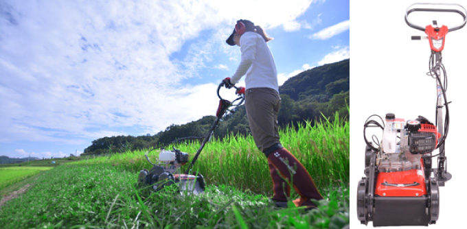 コメリより「自走草刈機 速刈り君」が登場！｜ニュースリリース｜株式