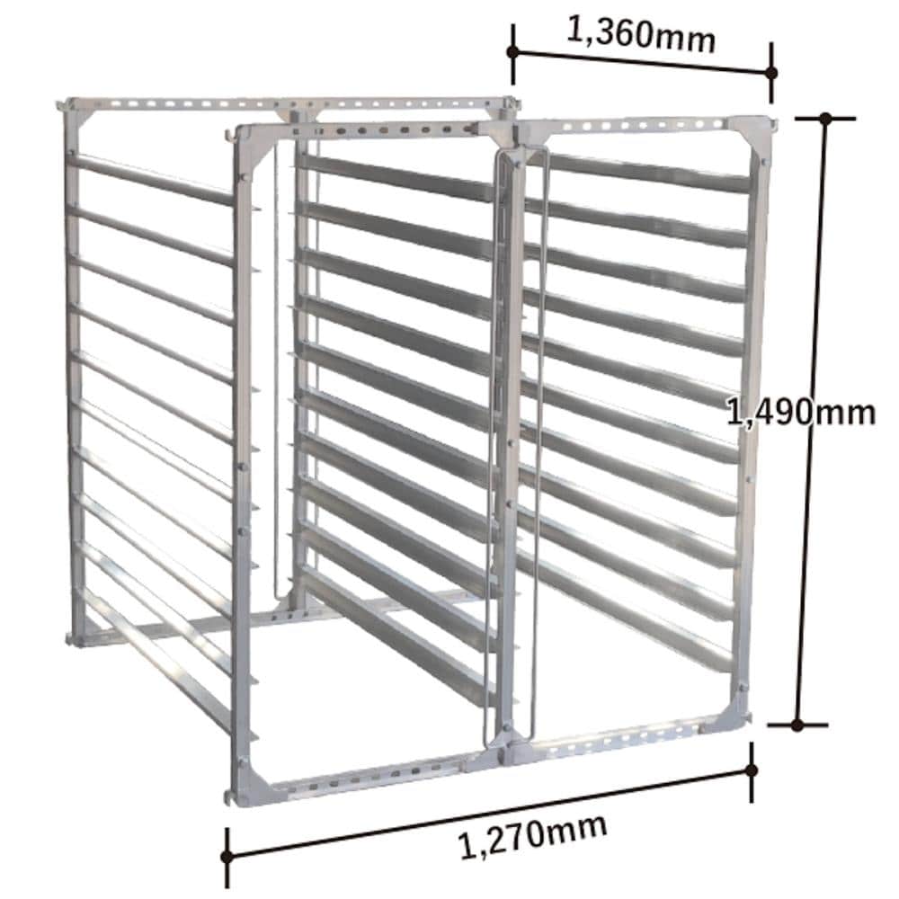 アルミ製苗棚水平式80枚用 の通販 | ホームセンター コメリドットコム
