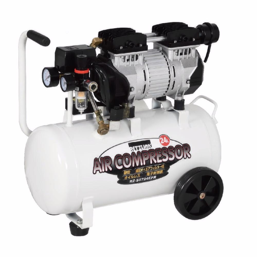 RETZLINK 静音エアコンプレッサー 24L RZ