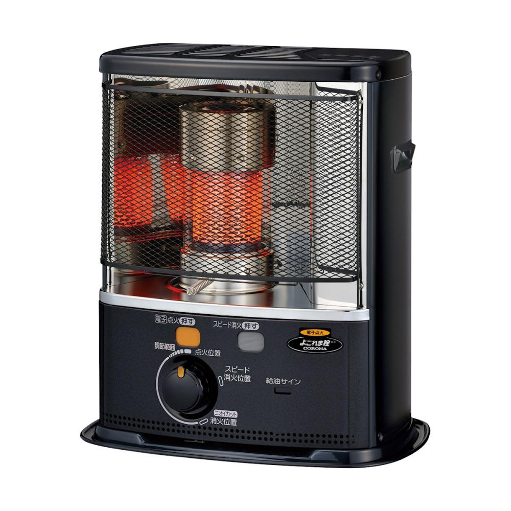 コロナ 反射型 石油ストーブ 木造9畳 電子点火式 ダークグレー SX