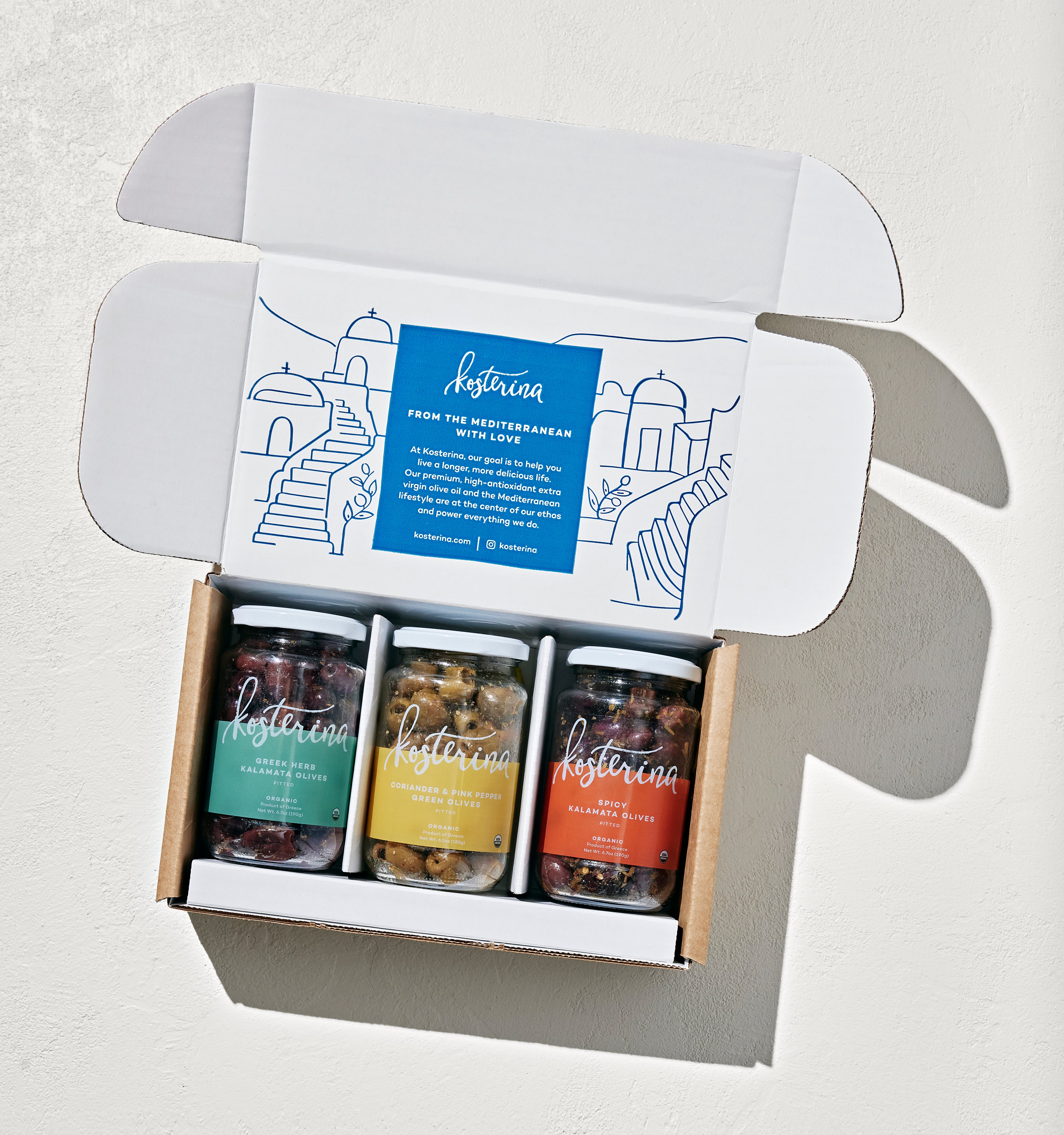 Snacking Olives Trio – Kosterina