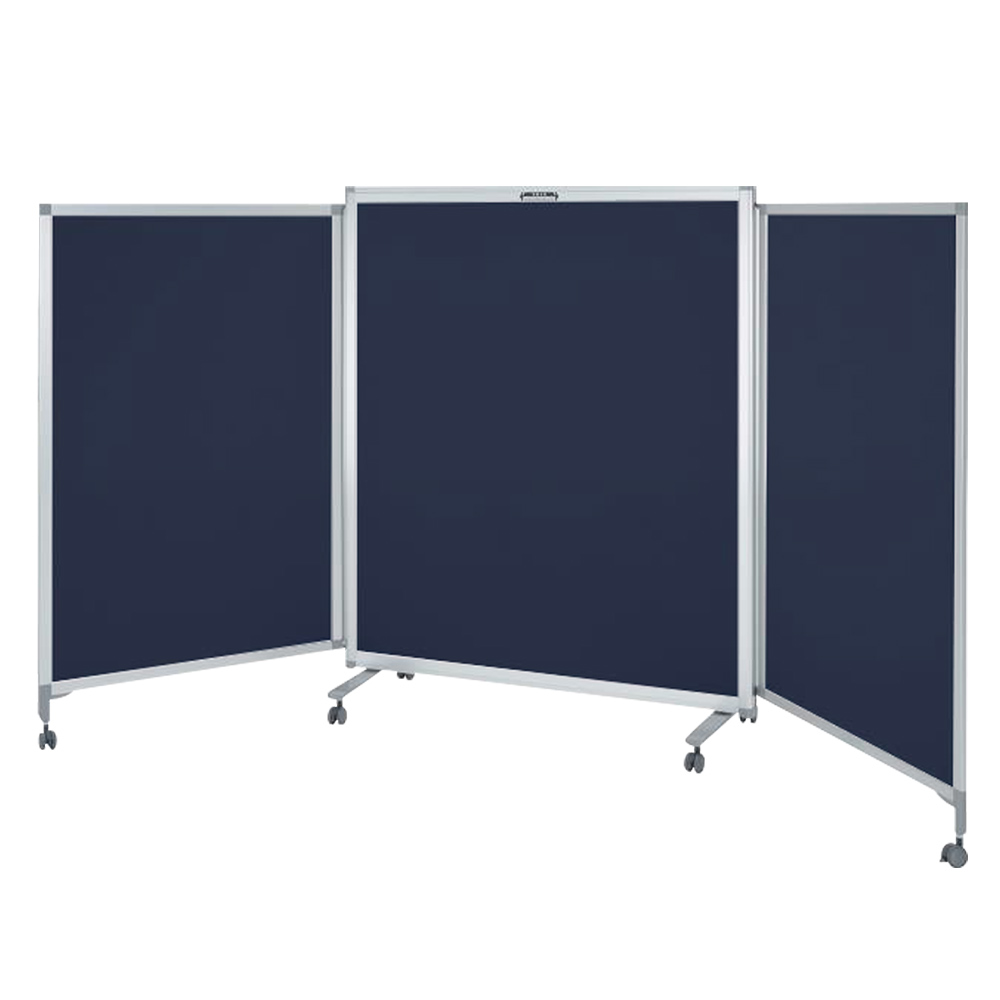 360度3連パーテーション 幅1800 奥行450 高さ1800 NI-NNR3C 通販