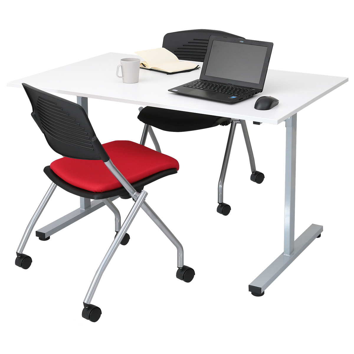 エランサ T字脚ミーティングテーブル 幅1800 奥行900 高さ700 LO