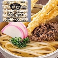 真打」ふわごし博多うどん(九州小麦使用) 250G 5食入: 冷凍調理品