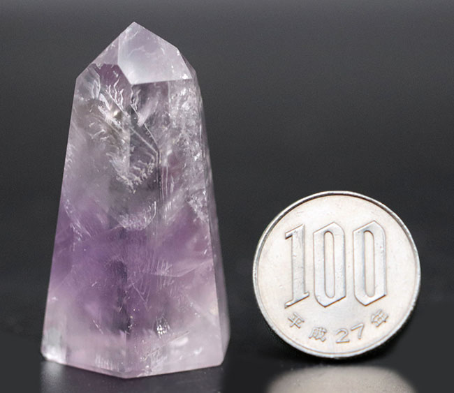 4センチの大結晶！紫水晶こと、アメシスト（Amethyst） 鉱物 販売