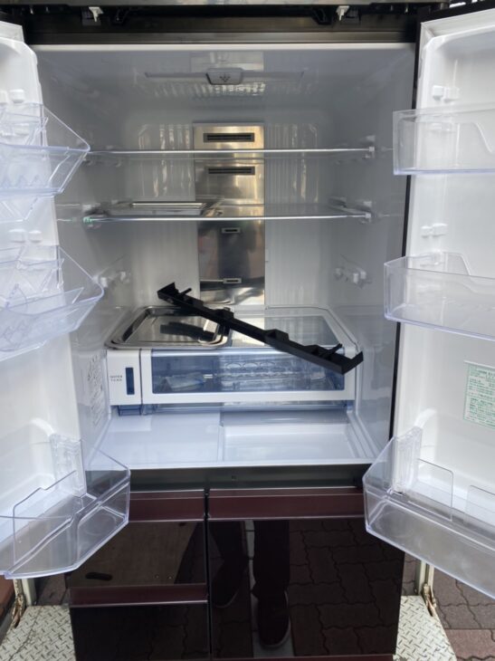 SHARP（シャープ）551L 6ドア冷蔵庫 SJ-GX55E-R 2018年製】目黒区 出張