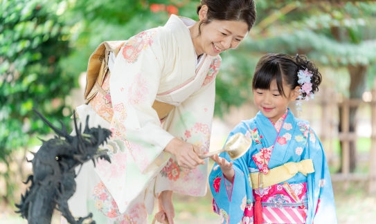 湯島天神・神田明神・根津神社での「七五三プラン」-KADODE湯島店